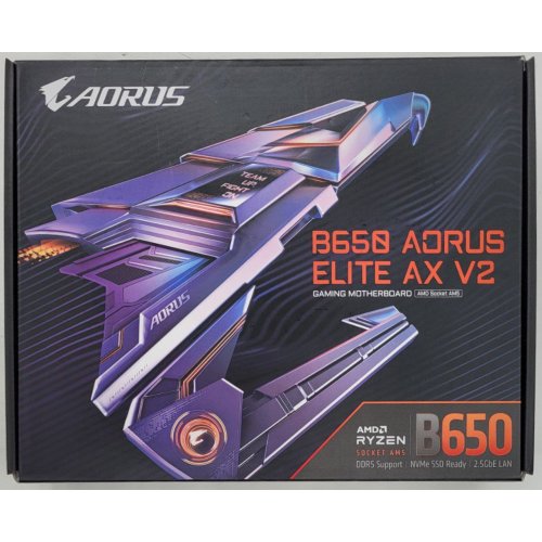 Материнская плата Gigabyte B650 AORUS ELITE AX V2 (sAM5, AMD B650) (Восстановлено продавцом, 817047) купить в Украине: Киев, Днепр, Харьков, Одесса  | Проверка совместимости, низкая цена, отзывы, характеристики от TELEMART фото
