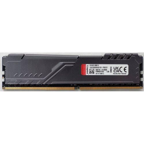 Озу Kingston DDR4 16GB 3200Mhz FURY Beast Black (KF432C16BB/16) (Восстановлено продавцом, 817049) купить в Украине: Киев, Днепр, Харьков, Одесса  | Проверка совместимости, низкая цена, отзывы, характеристики от TELEMART фото
