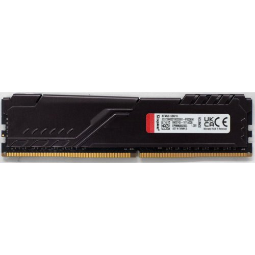 Озу Kingston DDR4 16GB 3200Mhz FURY Beast Black (KF432C16BB/16) (Восстановлено продавцом, 817052) купить в Украине: Киев, Днепр, Харьков, Одесса  | Проверка совместимости, низкая цена, отзывы, характеристики от TELEMART фото