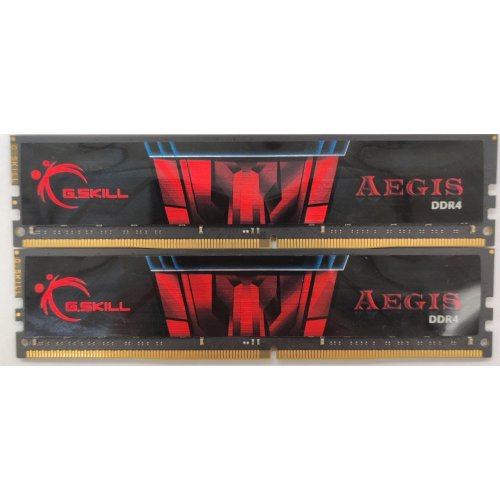 Озп G.Skill DDR4 32GB (2x16GB) 3200Mhz Aegis (F4-3200C16D-32GIS) (Відновлено продавцем, 817056) купити в Україні: Київ, Львів, Хмельницький, Тернопіль | Перевірка сумісності, низька ціна, відгуки, характеристики від TELEMART фото