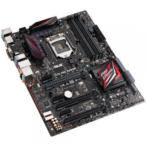 Материнська плата Asus Z170 PRO GAMING (s1151, Intel Z170) (Відновлено продавцем, 817065) купити в Україні: Київ, Львів, Хмельницький, Тернопіль | Перевірка сумісності, низька ціна, відгуки, характеристики від TELEMART фото