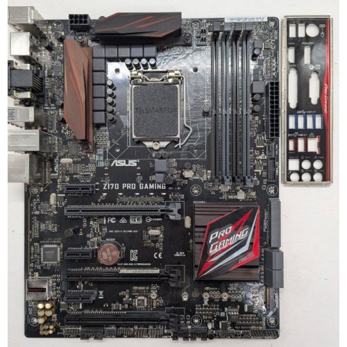 Материнська плата Asus Z170 PRO GAMING (s1151, Intel Z170) (Відновлено продавцем, 817065) купити в Україні: Київ, Львів, Хмельницький, Тернопіль | Перевірка сумісності, низька ціна, відгуки, характеристики від TELEMART фото