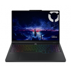 Ноутбук Lenovo Pro 5 16IAX10H (83LU003URA) Eclipse Black / 16″ (2560x1600, OLED) / Intel Core Ultra 9 275HX (2.7-5.4 ГГц), 24 ядра / NVIDIA GeForce RTX 5070 Ti / 32 ГБ (DDR5) / 1024 + 1024 ГБ (SSD + SSD) / Без ОС