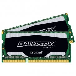 ОЗУ Crucial SODIMM DDR3 8GB (2x4GB) 1866Mhz Ballistix Sport (BLS2K4G3N18AES4)