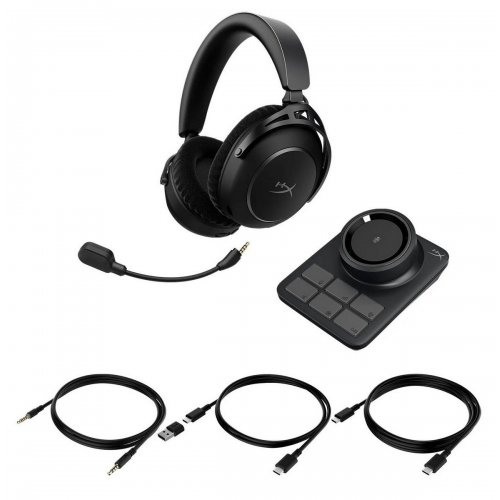 Навушники HyperX Cloud Alpha 2 Wireless (AJ5C7AA) Black купити в Україні: Київ, Львів, Хмельницький, Тернопіль | Низька ціна, відгуки, характеристики від TELEMART фото