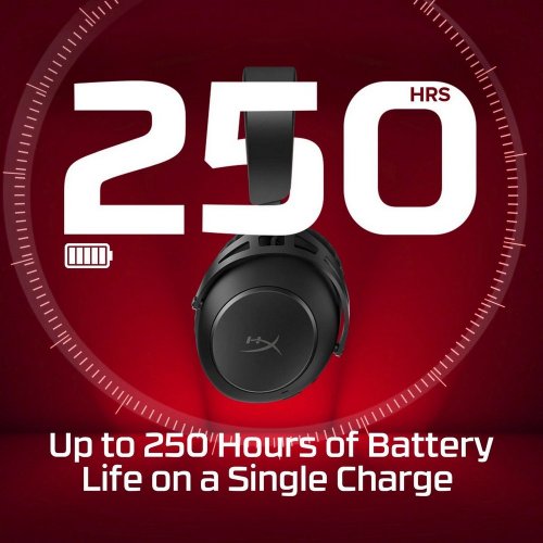 Навушники HyperX Cloud Alpha 2 Wireless (AJ5C7AA) Black купити в Україні: Київ, Львів, Хмельницький, Тернопіль | Низька ціна, відгуки, характеристики від TELEMART фото