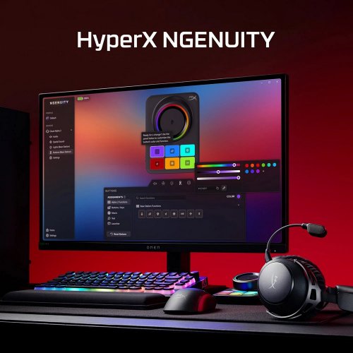 Навушники HyperX Cloud Alpha 2 Wireless (AJ5C7AA) Black купити в Україні: Київ, Львів, Хмельницький, Тернопіль | Низька ціна, відгуки, характеристики від TELEMART фото