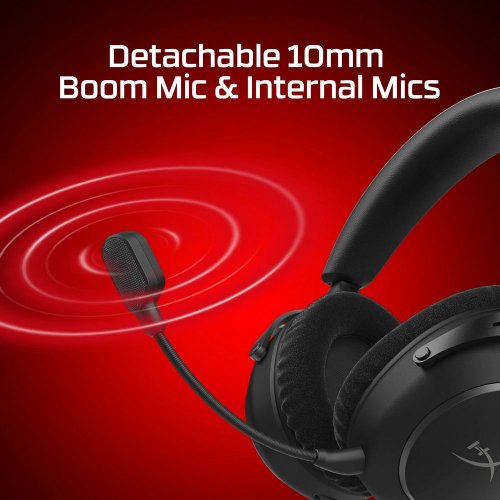 Навушники HyperX Cloud Alpha 2 Wireless (AJ5C7AA) Black купити в Україні: Київ, Львів, Хмельницький, Тернопіль | Низька ціна, відгуки, характеристики від TELEMART фото