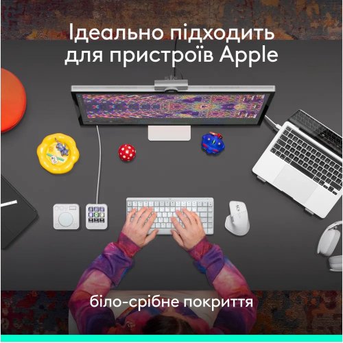 Миша Logitech MX Master 4 for Mac Performance Wireless (910-007576) White купити в Україні: Київ, Львів, Хмельницький, Тернопіль | Низька ціна, відгуки, характеристики від TELEMART фото