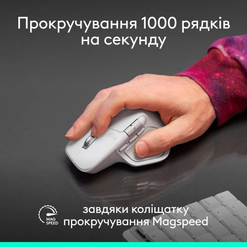 Миша Logitech MX Master 4 for Mac Performance Wireless (910-007577) Black купити в Україні: Київ, Львів, Хмельницький, Тернопіль | Низька ціна, відгуки, характеристики від TELEMART фото
