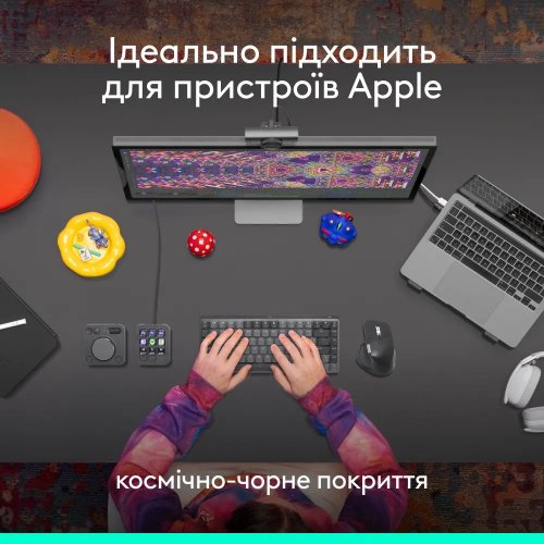 Миша Logitech MX Master 4 for Mac Performance Wireless (910-007577) Black купити в Україні: Київ, Львів, Хмельницький, Тернопіль | Низька ціна, відгуки, характеристики від TELEMART фото