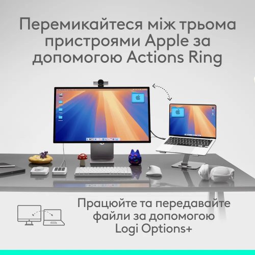 Миша Logitech MX Master 4 for Mac Performance Wireless (910-007577) Black купити в Україні: Київ, Львів, Хмельницький, Тернопіль | Низька ціна, відгуки, характеристики від TELEMART фото
