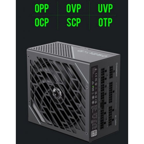 Блок питания GAMEMAX GX-1250 PRO 1250W PCIE5.1 (GX-1250 PRO ATX3.1 PCIE5.1) Black купить в Украине: Киев, Днепр, Харьков, Одесса  | Проверка совместимости, низкая цена, отзывы, характеристики от TELEMART фото