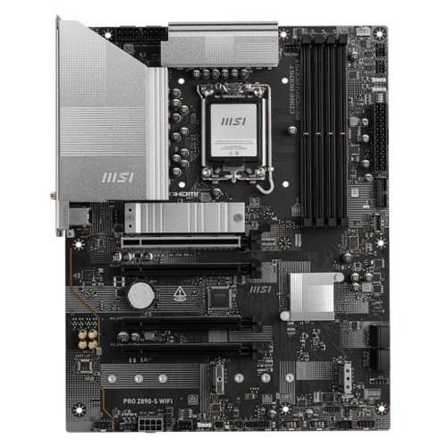 Уценка материнская плата MSI PRO Z890-S WIFI (s1851, Intel Z890) (Следы использования, 817332) купить в Украине: Киев, Днепр, Харьков, Одесса  | Проверка совместимости, низкая цена, отзывы, характеристики от TELEMART фото
