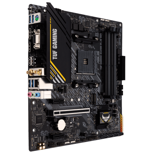 Уцінка материнська плата Asus TUF GAMING A520M-PLUS WIFI (sAM4, A520) (Сліди використання, 817367) купити в Україні: Київ, Львів, Хмельницький, Тернопіль | Перевірка сумісності, низька ціна, відгуки, характеристики від TELEMART фото