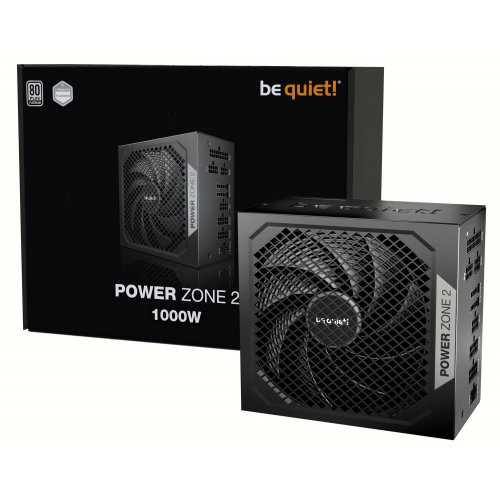 Уцінка блок живлення Be Quiet! Power Zone 2 1000W (BP008EU) (Розкрита упаковка, 817606) купити в Україні: Київ, Львів, Хмельницький, Тернопіль | Перевірка сумісності, низька ціна, відгуки, характеристики від TELEMART фото