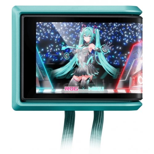Готовая СВО Asus ROG Ryuo IV 360 ARGB Hatsune Miku Edition (90RC01P1-B0EAY0) Black/Green купить в Украине: Киев, Днепр, Харьков, Одесса  | Проверка совместимости, низкая цена, отзывы, характеристики от TELEMART фото