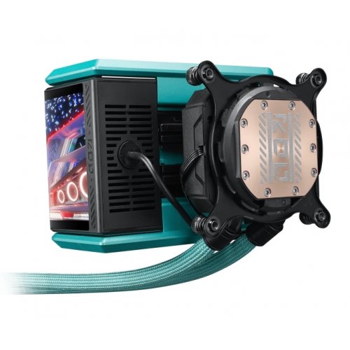 Готовая СВО Asus ROG Ryuo IV 360 ARGB Hatsune Miku Edition (90RC01P1-B0EAY0) Black/Green купить в Украине: Киев, Днепр, Харьков, Одесса  | Проверка совместимости, низкая цена, отзывы, характеристики от TELEMART фото