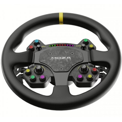 Руль MOZA Racing RS V2 Steering for PC (RS25_Moza) Black купить в Украине: Киев, Днепр, Харьков, Одесса  | Низкая цена, отзывы, характеристики от TELEMART фото