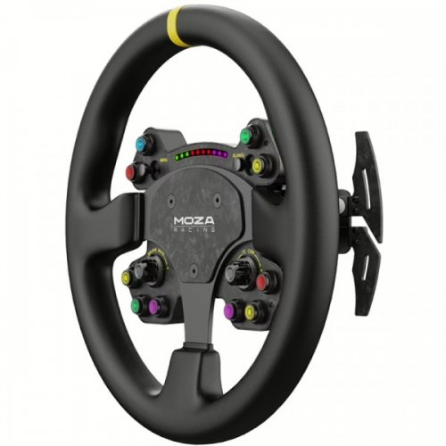 Руль MOZA Racing RS V2 Steering for PC (RS25_Moza) Black купить в Украине: Киев, Днепр, Харьков, Одесса  | Низкая цена, отзывы, характеристики от TELEMART фото