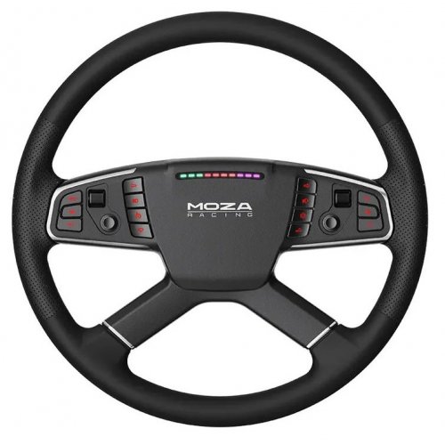 Руль MOZA Racing TSW Truck (RS060_Moza) Black купить в Украине: Киев, Днепр, Харьков, Одесса  | Низкая цена, отзывы, характеристики от TELEMART фото