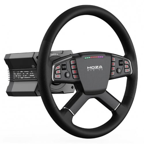 Руль MOZA Racing TSW Truck (RS060_Moza) Black купить в Украине: Киев, Днепр, Харьков, Одесса  | Низкая цена, отзывы, характеристики от TELEMART фото