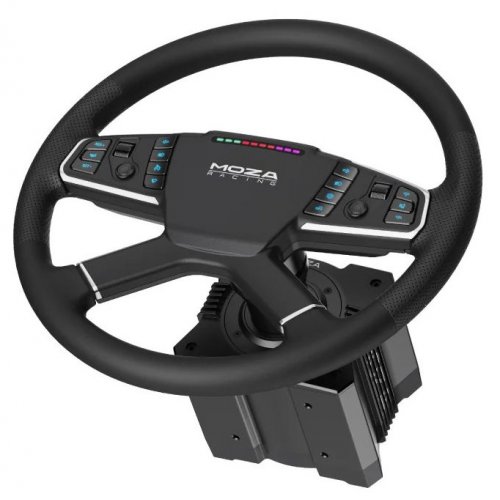 Руль MOZA Racing TSW Truck (RS060_Moza) Black купить в Украине: Киев, Днепр, Харьков, Одесса  | Низкая цена, отзывы, характеристики от TELEMART фото