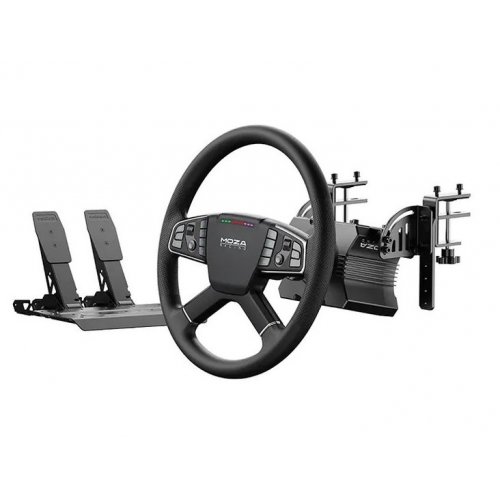 Игровой руль и педали MOZA Racing R5 Trucking Bundle for PC (RS071_Moza) Black купить в Украине: Киев, Днепр, Харьков, Одесса  | Низкая цена, отзывы, характеристики от TELEMART фото