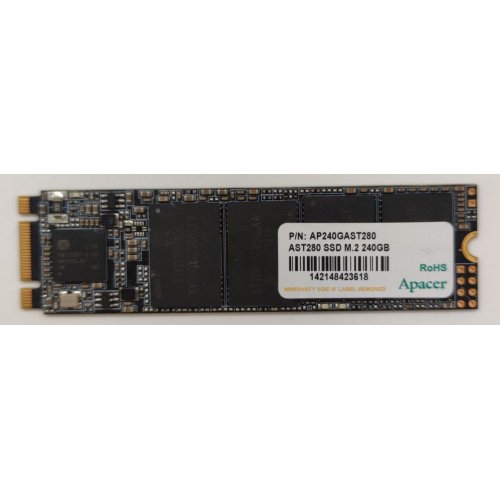 Ssd-диск Apacer AST280 TLC 240GB M.2 (2280 SATA) (AP240GAST280-1) (Відновлено продавцем, 817672) купити в Україні: Київ, Львів, Хмельницький, Тернопіль | Перевірка сумісності, низька ціна, відгуки, характеристики від TELEMART фото