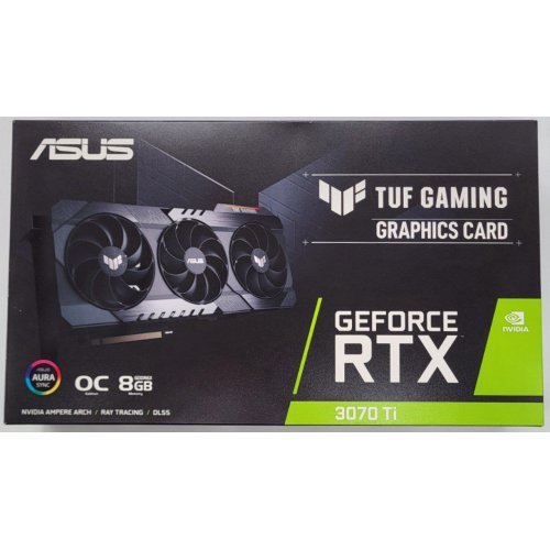 Видеокарта Asus TUF GeForce RTX 3070 Ti Gaming OC 8192MB (TUF-RTX3070TI-O8G-GAMING) (Восстановлено продавцом, 817676) купить в Украине: Киев, Днепр, Харьков, Одесса  | Проверка совместимости, низкая цена, отзывы, характеристики от TELEMART фото