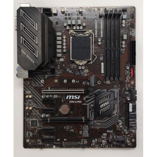 Материнська плата MSI Z390-A PRO (s1151-v2, Intel Z390) (Відновлено продавцем, 817677) купити в Україні: Київ, Львів, Хмельницький, Тернопіль | Перевірка сумісності, низька ціна, відгуки, характеристики від TELEMART фото