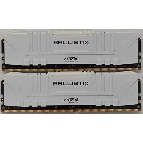 Озп Crucial DDR4 16GB (2x8GB) 2666Mhz Ballistix White (BL2K8G26C16U4W) (Відновлено продавцем, 817678) купити в Україні: Київ, Львів, Хмельницький, Тернопіль | Перевірка сумісності, низька ціна, відгуки, характеристики від TELEMART фото