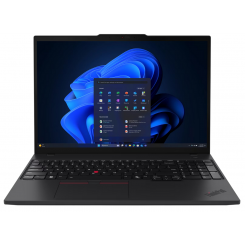 Ноутбук Lenovo ThinkPad T16 G4 (21QFS0AK00) Black / 16″ (1920x1200, IPS) / Intel Core Ultra 7 255U (2.0-5.2 ГГц), 12 ядер / Intel Graphics / 32 ГБ (DDR5) / 1024 ГБ (SSD) / Без ОС
