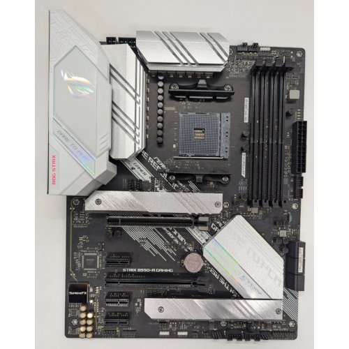 Материнська плата Asus ROG STRIX B550-A GAMING (sAM4, AMD B550) (Відновлено продавцем, 817707) купити в Україні: Київ, Львів, Хмельницький, Тернопіль | Перевірка сумісності, низька ціна, відгуки, характеристики від TELEMART фото