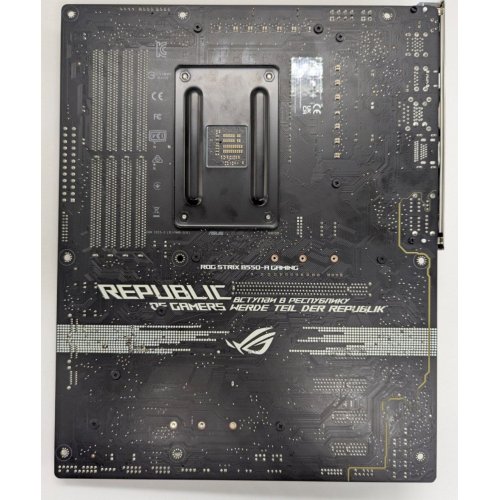 Материнська плата Asus ROG STRIX B550-A GAMING (sAM4, AMD B550) (Відновлено продавцем, 817707) купити в Україні: Київ, Львів, Хмельницький, Тернопіль | Перевірка сумісності, низька ціна, відгуки, характеристики від TELEMART фото