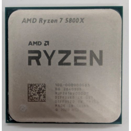 Процессор AMD Ryzen 7 5800X 3.8(4.7)GHz 32MB sAM4 Tray (100-000000063) (Восстановлено продавцом, 817709) купить в Украине: Киев, Днепр, Харьков, Одесса  | Проверка совместимости, низкая цена, отзывы, характеристики от TELEMART фото