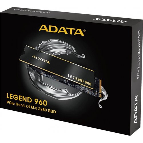 SSD-диск ADATA Legend 960 3D NAND 1TB M.2 (2280 PCI-E) (ALEG-960-1TCS) купить в Украине: Киев, Днепр, Харьков, Одесса  | Проверка совместимости, низкая цена, отзывы, характеристики от TELEMART фото