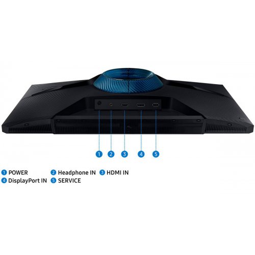 Монитор Samsung 24" Odyssey G3 (LS24DG302EIXCI) Black купить в Украине: Киев, Днепр, Харьков, Одесса  | Низкая цена, отзывы, характеристики от TELEMART фото