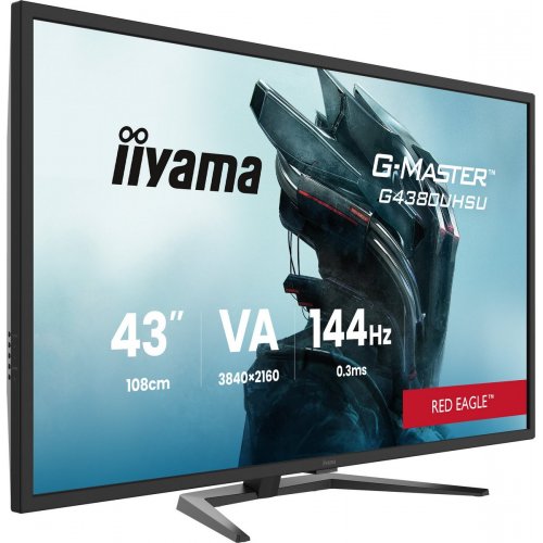 Монітор Iiyama 42.5" G-Master G4380UHSU-B2 Black купити в Україні: Київ, Львів, Хмельницький, Тернопіль | Низька ціна, відгуки, характеристики від TELEMART фото