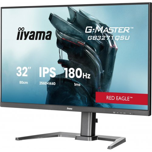 Монітор Iiyama 31.5" G-Master GB3271QSU-B2 Black купити в Україні: Київ, Львів, Хмельницький, Тернопіль | Низька ціна, відгуки, характеристики від TELEMART фото