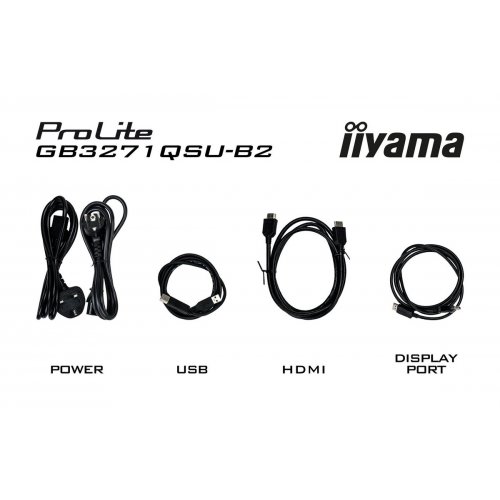 Монітор Iiyama 31.5" G-Master GB3271QSU-B2 Black купити в Україні: Київ, Львів, Хмельницький, Тернопіль | Низька ціна, відгуки, характеристики від TELEMART фото