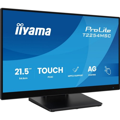 Монітор Iiyama 21.5" ProLite T2254MSC-B2AG Black купити в Україні: Київ, Львів, Хмельницький, Тернопіль | Низька ціна, відгуки, характеристики від TELEMART фото