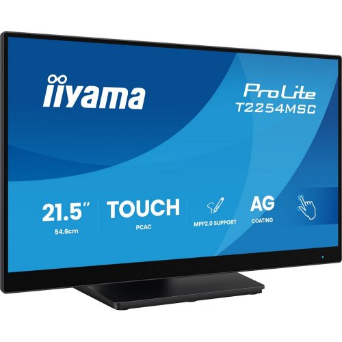 Монітор Iiyama 21.5" ProLite T2254MSC-B2AG Black купити в Україні: Київ, Львів, Хмельницький, Тернопіль | Низька ціна, відгуки, характеристики від TELEMART фото