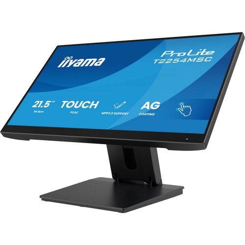 Монітор Iiyama 21.5" ProLite T2254MSC-B2AG Black купити в Україні: Київ, Львів, Хмельницький, Тернопіль | Низька ціна, відгуки, характеристики від TELEMART фото