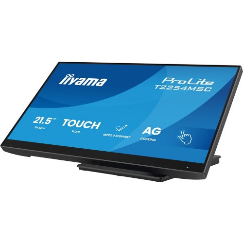 Монітор Iiyama 21.5" ProLite T2254MSC-B2AG Black купити в Україні: Київ, Львів, Хмельницький, Тернопіль | Низька ціна, відгуки, характеристики від TELEMART фото