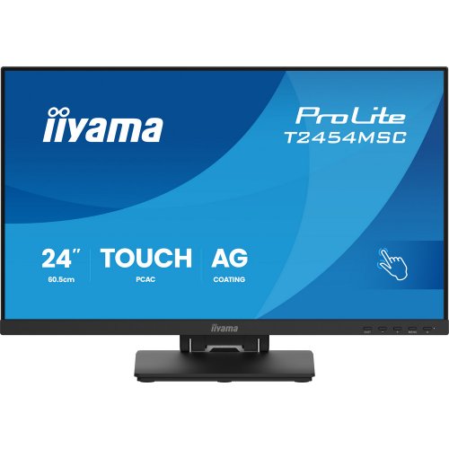 Монітор Iiyama 23.8" ProLite T2454MSC-B3AG Black купити в Україні: Київ, Львів, Хмельницький, Тернопіль | Низька ціна, відгуки, характеристики від TELEMART фото