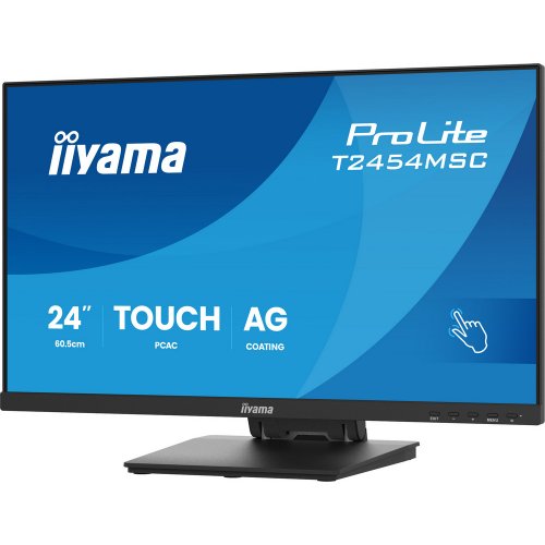 Монітор Iiyama 23.8" ProLite T2454MSC-B3AG Black купити в Україні: Київ, Львів, Хмельницький, Тернопіль | Низька ціна, відгуки, характеристики від TELEMART фото