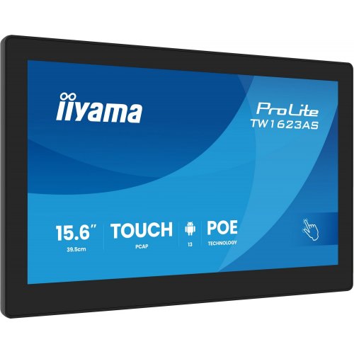 Монітор Iiyama 15.6" ProLite TW1623AS-B3P Black купити в Україні: Київ, Львів, Хмельницький, Тернопіль | Низька ціна, відгуки, характеристики від TELEMART фото