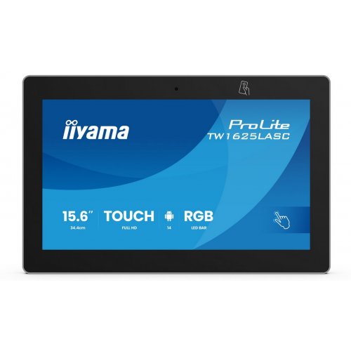 Монітор Iiyama 15.6" ProLite TW1625LASC-B3PNR Black купити в Україні: Київ, Львів, Хмельницький, Тернопіль | Низька ціна, відгуки, характеристики від TELEMART фото