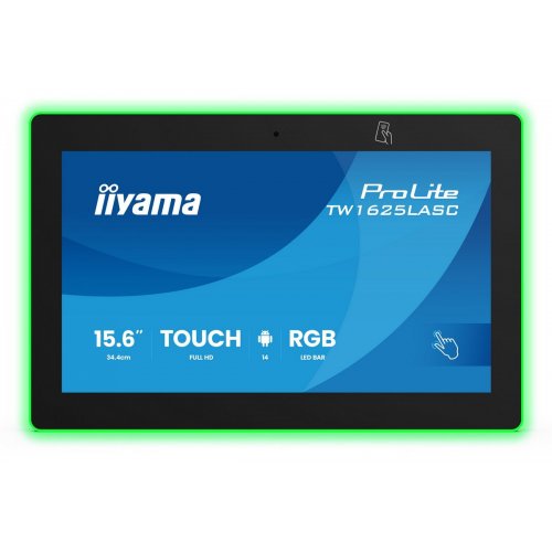 Монітор Iiyama 15.6" ProLite TW1625LASC-B3PNR Black купити в Україні: Київ, Львів, Хмельницький, Тернопіль | Низька ціна, відгуки, характеристики від TELEMART фото